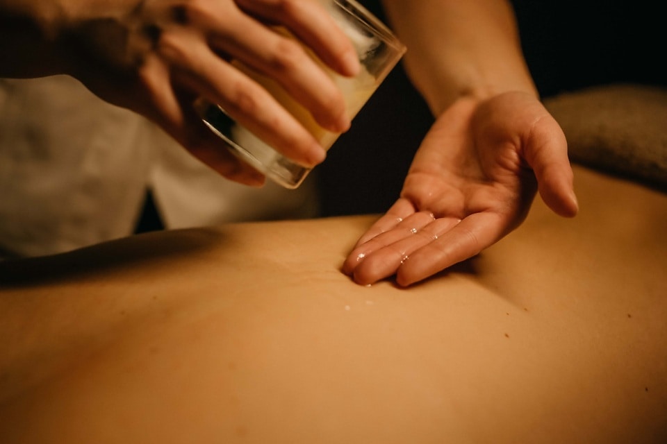 Hot oil full body massage at wrexham wellness centre
