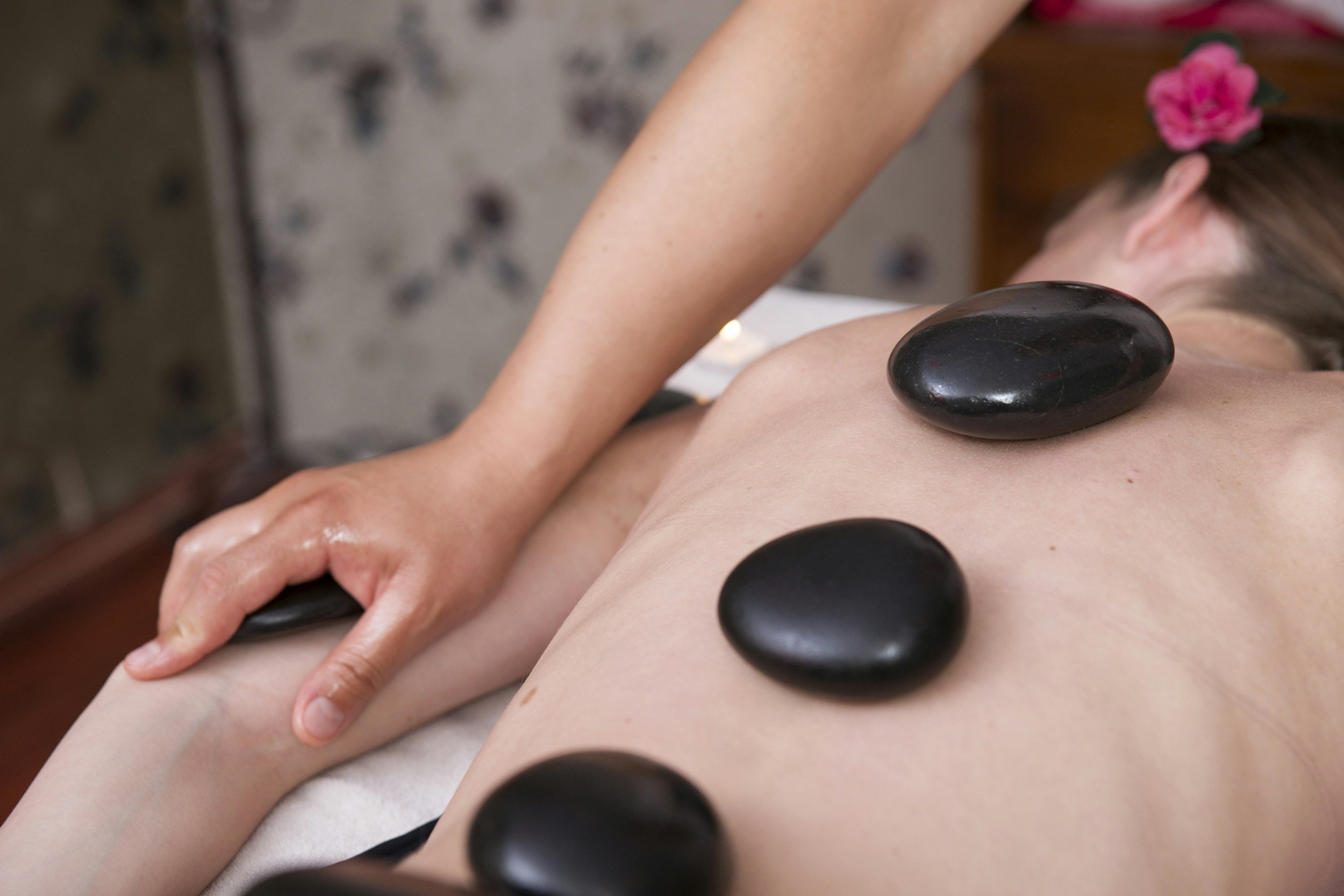 Hot Stone Massage Therapy at wrexham wellness centre